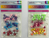 GLITTER BEADS ASSORTMENT- $0.75
