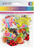 CRAFT FOR KIDS- 35 PCS FOAM STICKERS - INSECTS   - INNER PACKING 24 PCS
